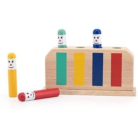 Asa Toys | Houten Pop - up Toy | 16,5 x 4 x 11,5 cm | 1+ - Kleine Eland