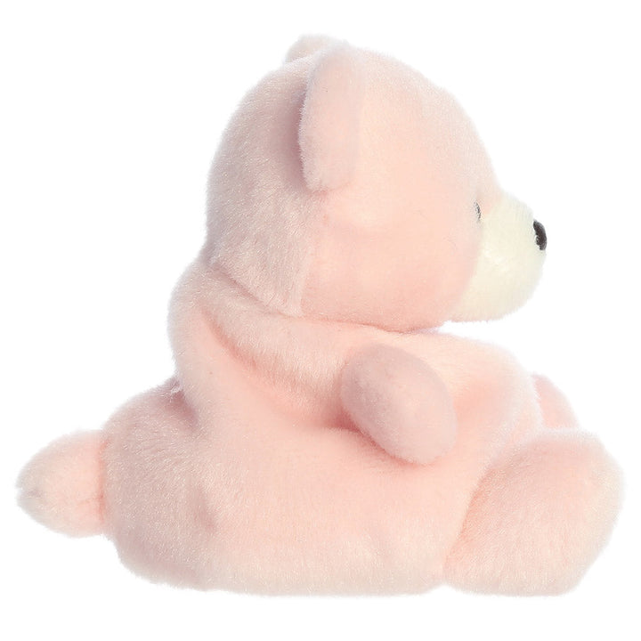 Aurora Palm Pals Bailey Babybeer Roze knuffel 13 cm – zijaanzicht