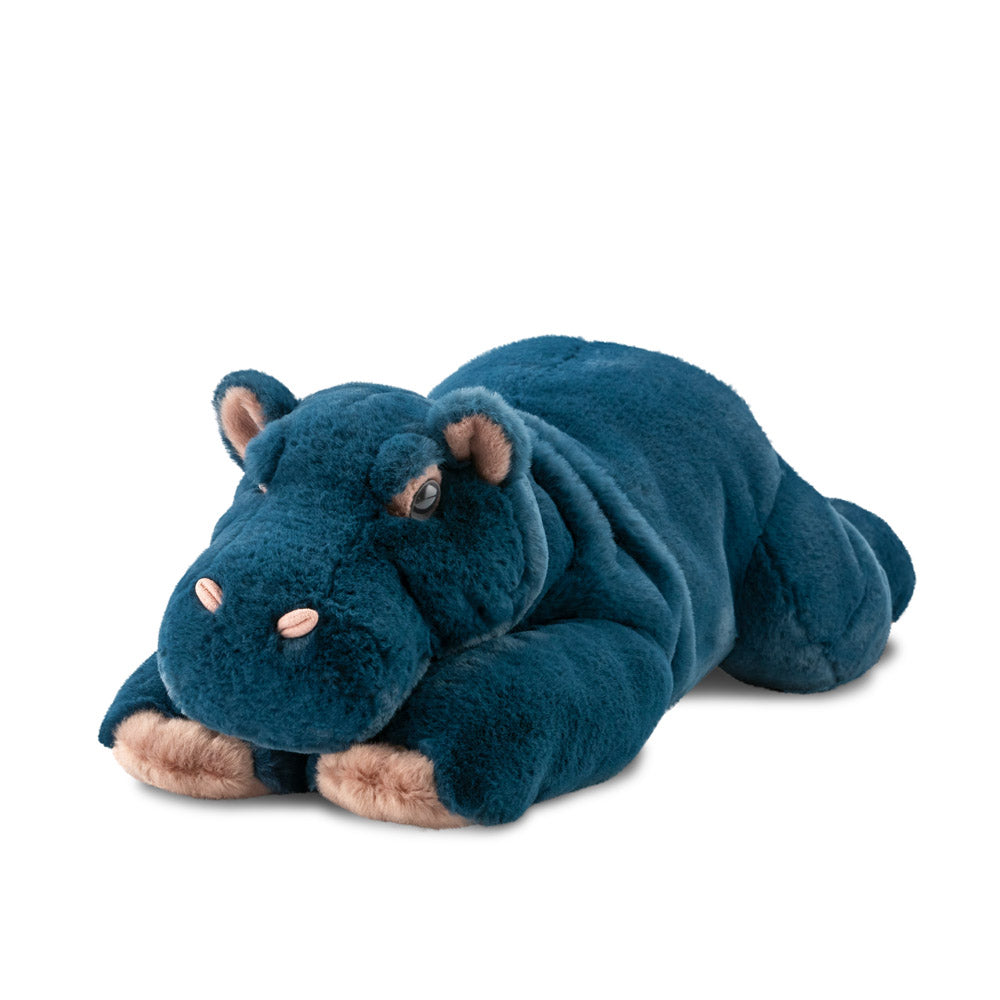 Aurora Borealis Reggie Nijlpaard knuffel 51 cm – zijaanzicht