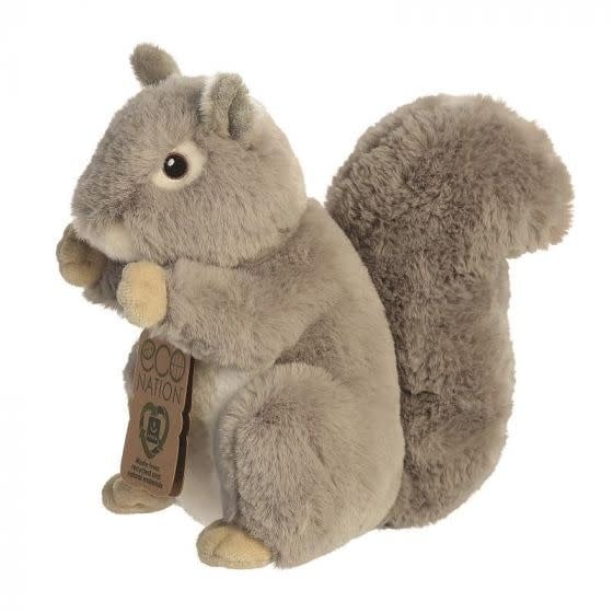 Aurora | Eco Nation | Grijze Eekhoorn | 20,5 cm | 0+ - Kleine Eland