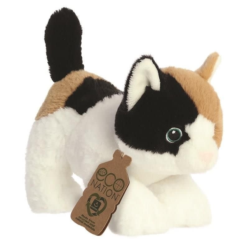 Aurora | Eco Nation | Lapjeskat Kat | 22 cm | 0+ - Kleine Eland