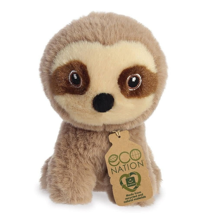 Aurora | Eco Nation | Mini Luiaard | 13 cm | 0+ - Kleine Eland