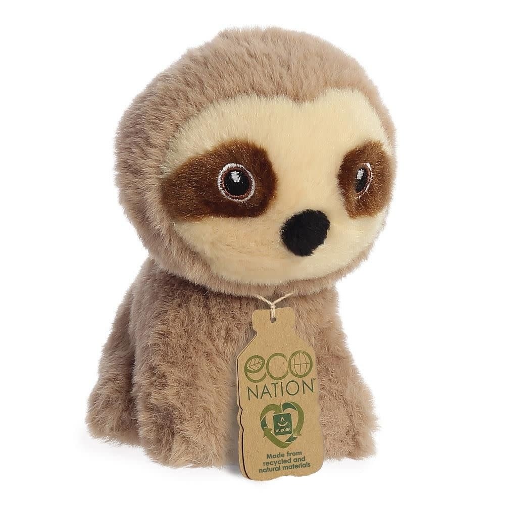 Aurora | Eco Nation | Mini Luiaard | 13 cm | 0+ - Kleine Eland