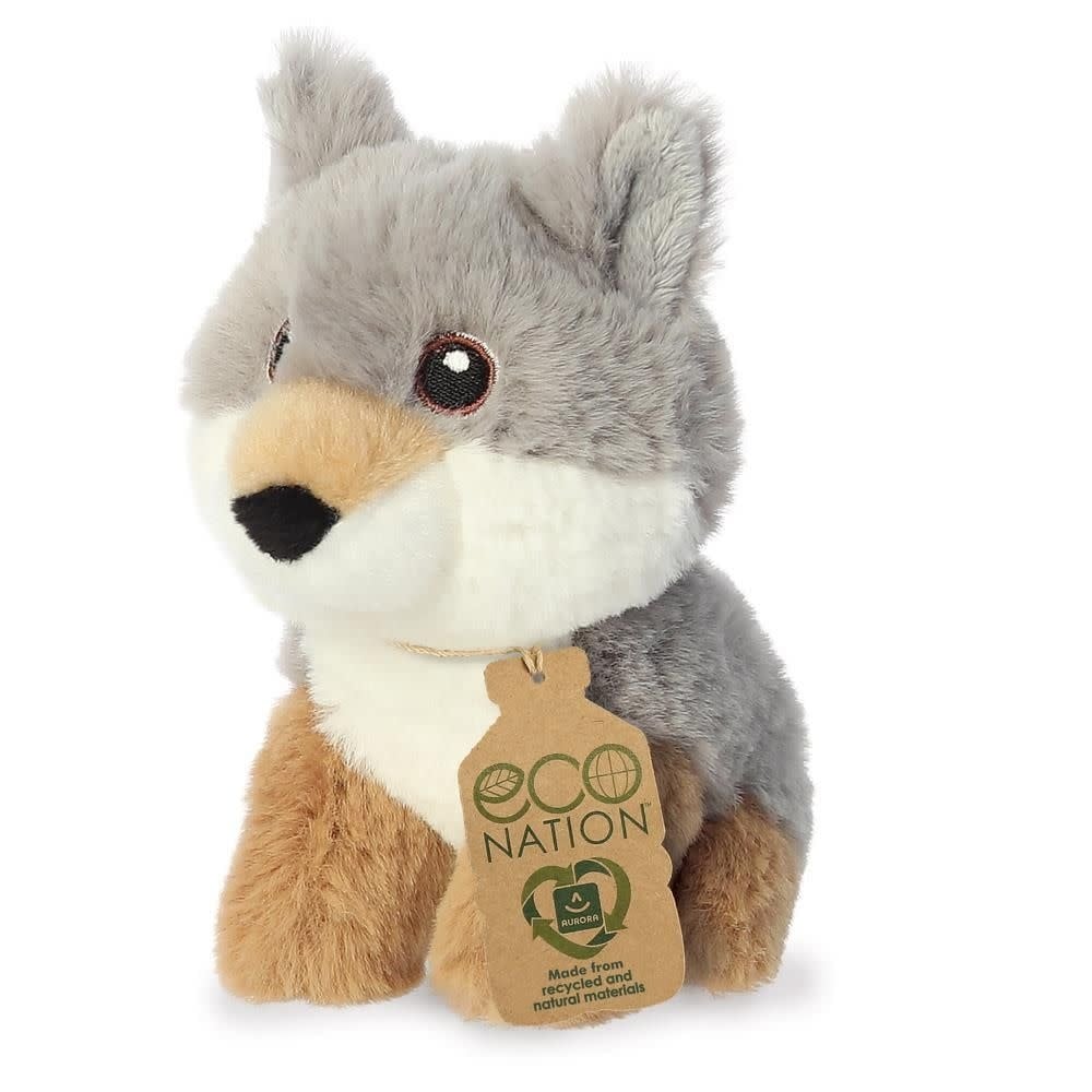 Aurora | Eco Nation | Mini Wolf | 13 cm | 0+ - Kleine Eland