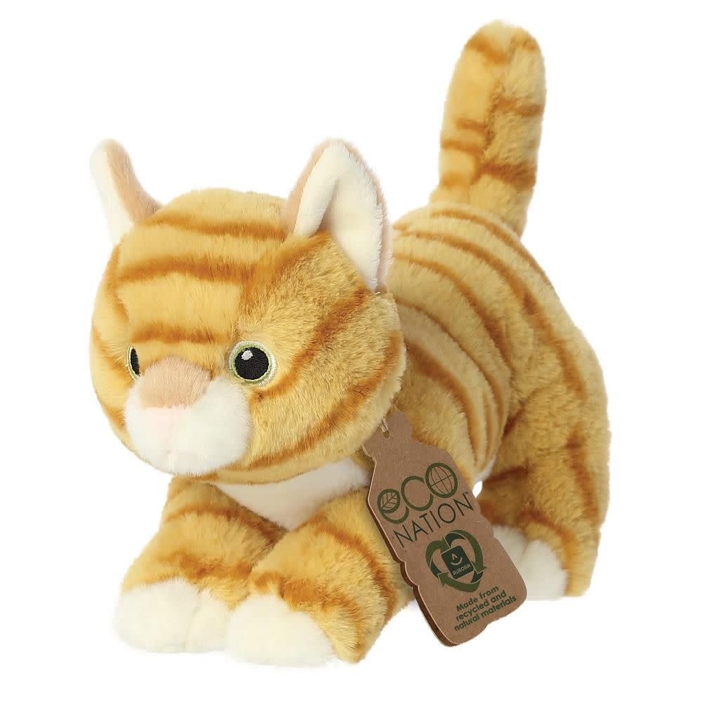 Aurora | Eco Nation | Oranje Kat | 21 cm | 0+ - Kleine Eland