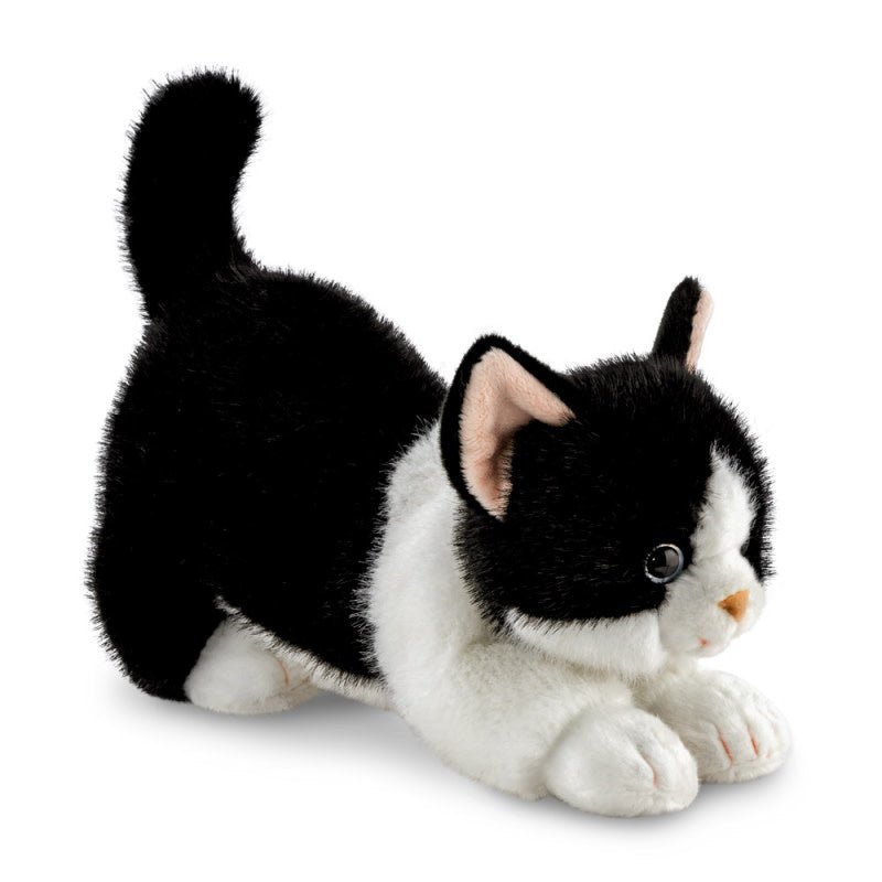 Aurora | Luxe Boutique | Borealis | Domino Tuxedo Kat | 31 cm | 0+ - Kleine Eland