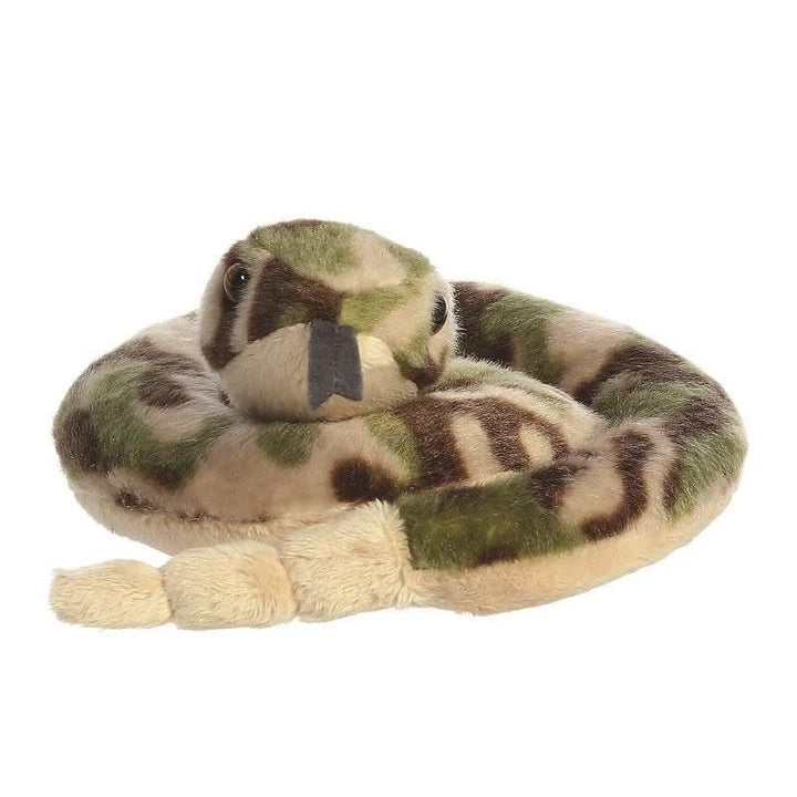 Aurora | Mini Flopsie | Ratelslang | Groen | 20 cm | 0+ - Kleine Eland