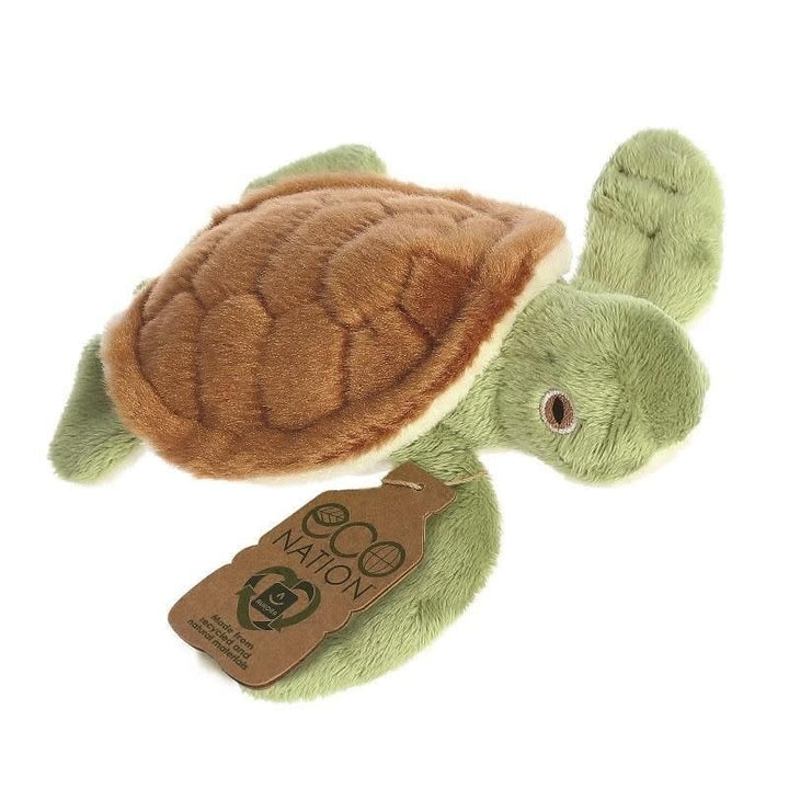 Aurora | Mini Flopsie | Schildpad | 13 cm | 0+ - Kleine Eland