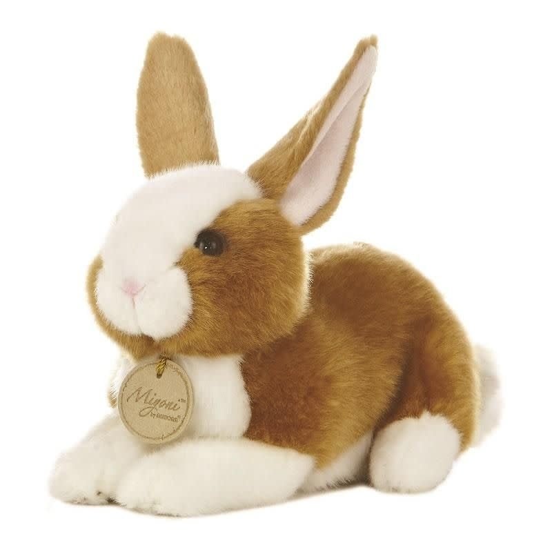 Aurora | MiYoni | Konijn | Bruin/wit | 20 cm | 0+ - Kleine Eland