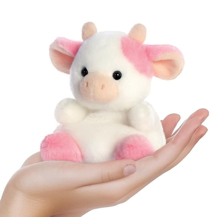Aurora | Palm Pals | Aardbei Koe | 13 cm | 0+ - Kleine Eland
