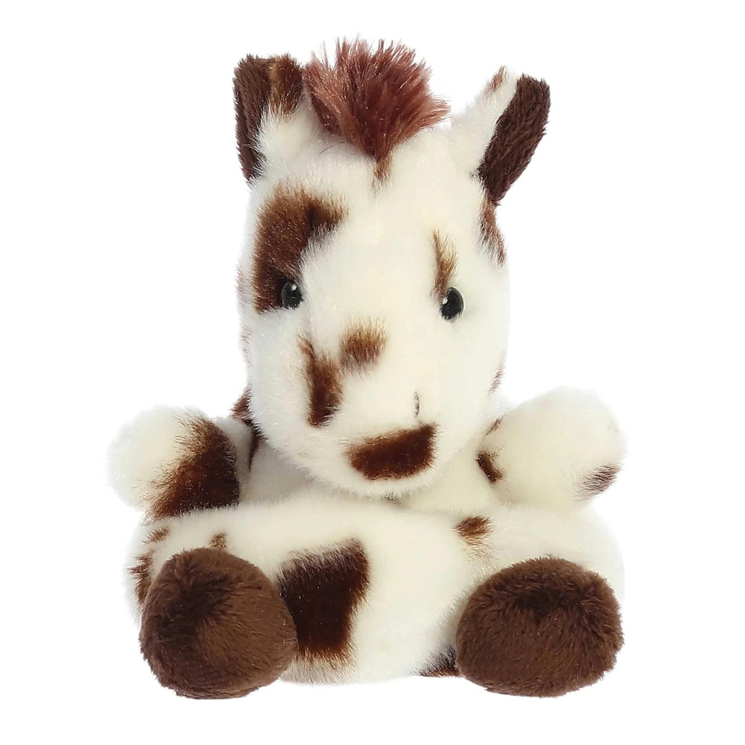 Aurora | Palm Pals | Gevlekt Paard | 13 cm | 0+ - Kleine Eland