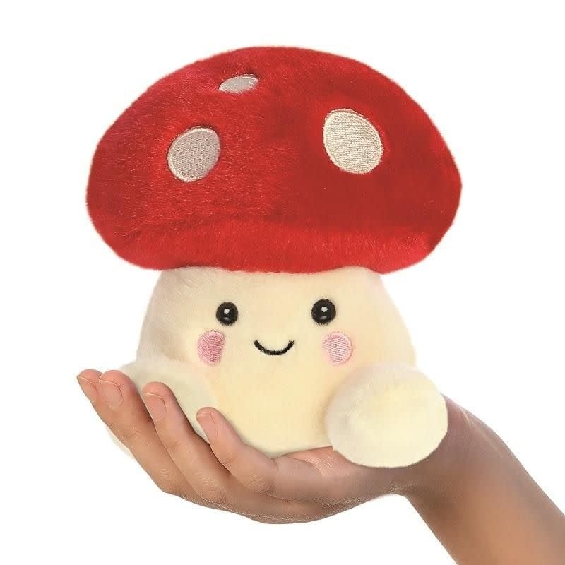 Aurora | Palm Pals | Paddestoel Rood met Witte Stippen | 13 cm | 0+ - Kleine Eland