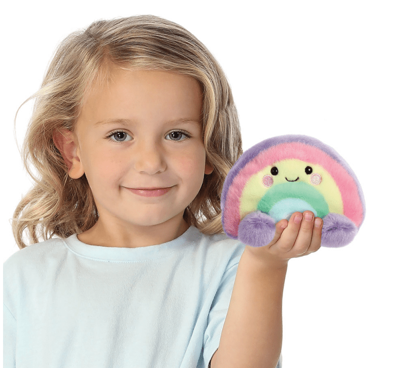 Aurora | Palm Pals | Regenboog | 13 cm | 0+ - Kleine Eland