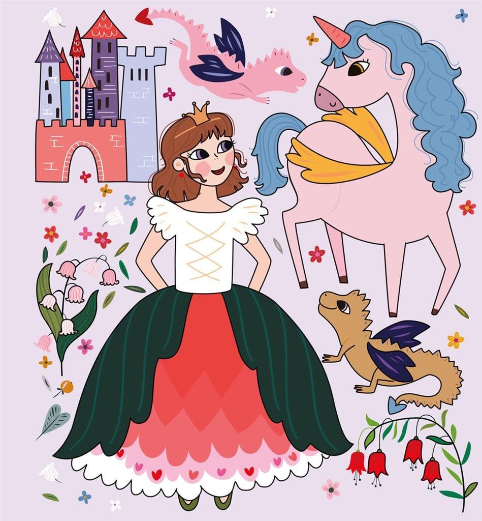 Avenir | Magic Water Painting | 4 in 1 Play | Fairy Tales | 3+ - Kleine Eland