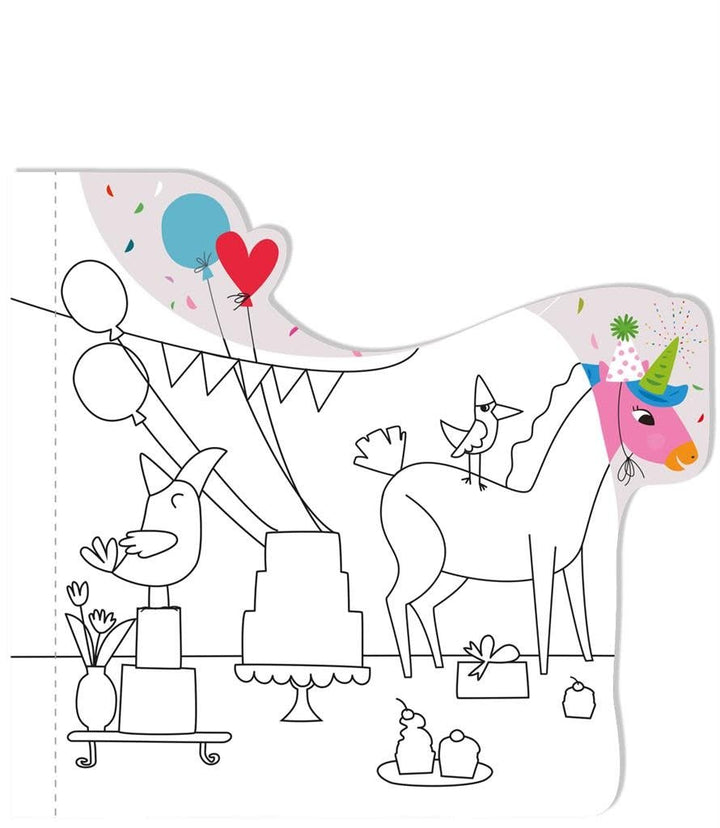 Avenir | Magic Water Painting | Eenhoorns | inclusief 87 Afneembare Stickers | 3+ - Kleine Eland