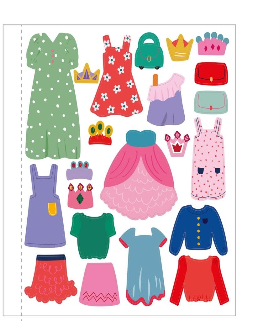 Avenir | Magic Water Painting | Prinses | inclusief 39 Afneembare Stickers | 3+ - Kleine Eland