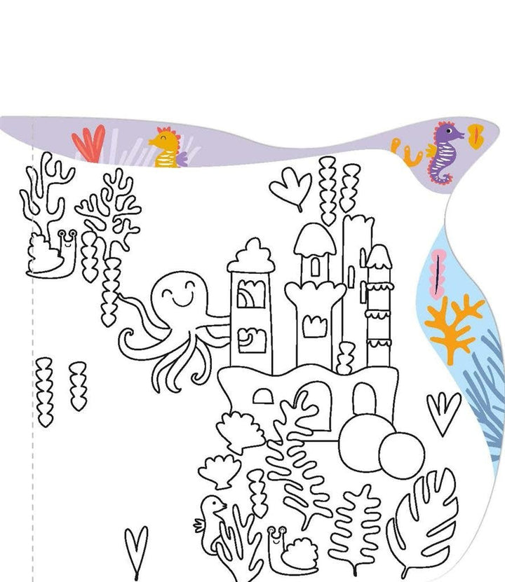 Avenir | Magic Water Painting | Under Water | inclusief 110 Afneembare Stickers | 3+ - Kleine Eland