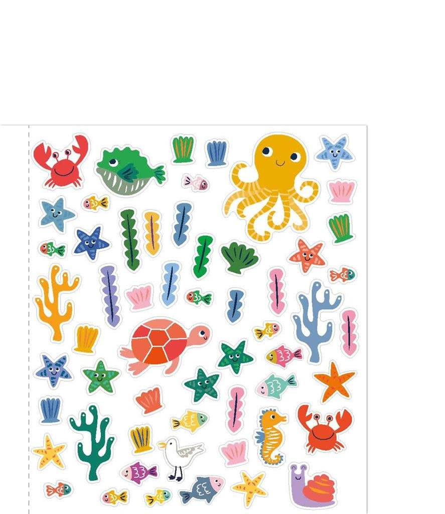 Avenir | Magic Water Painting | Under Water | inclusief 110 Afneembare Stickers | 3+ - Kleine Eland