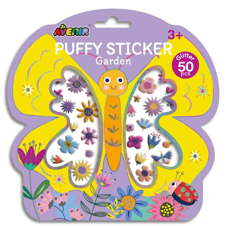 Avenir | Puffy Stickers | Garden | 50 pieces | 3+ - Kleine Eland