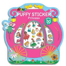 Avenir | Puffy Stickers | Princess | 50 pieces | 3+ - Kleine Eland