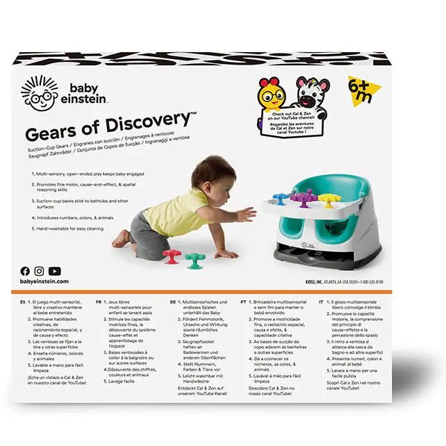 Baby Einstein | Gears of Discovery | Zuignap Tandwielen | 6 maanden+ - Kleine Eland
