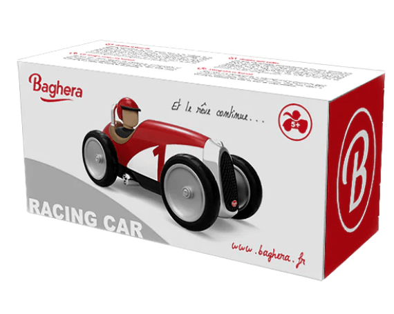 Baghera | Racewagen | 18 x 9 x 10 cm | Rood | 1+ - Kleine Eland
