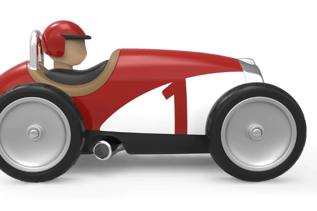Baghera | Racewagen | 18 x 9 x 10 cm | Rood | 1+ - Kleine Eland