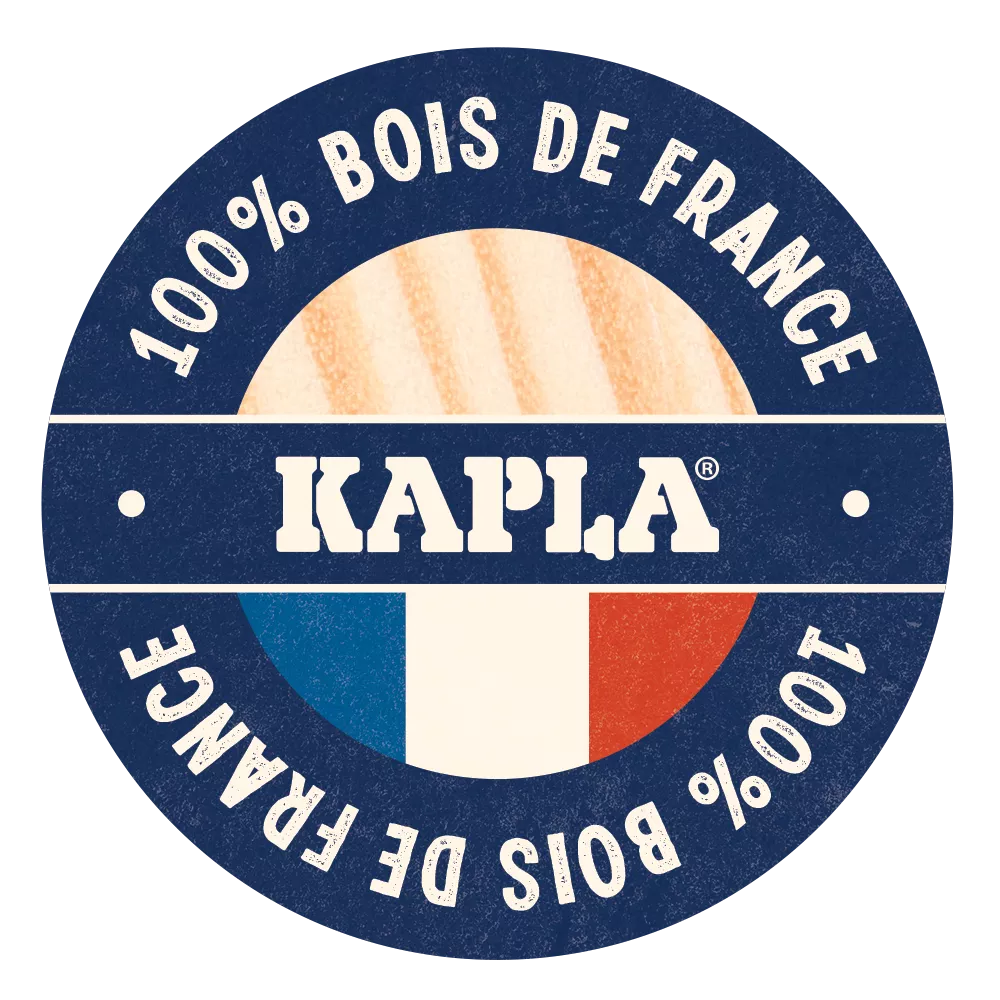 KAPLA | 200 pieces | Box Summer | 140 Natural + 60 Coloured Planks