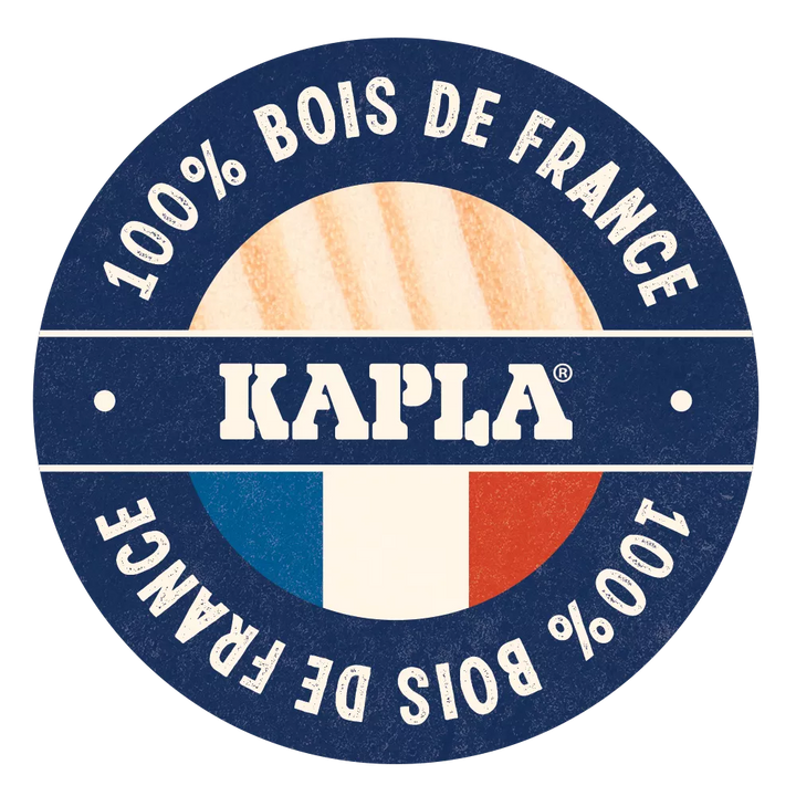 KAPLA | 200 pieces | Box Summer | 140 Natural + 60 Coloured Planks