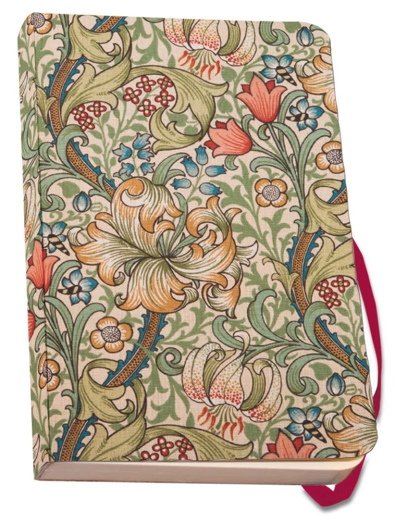 Bekking & Blitz | A6 Notitieboek | 112 pagina's | 2 - zijdig gelinieerd | William Morris | Kasteel De Haar - Kleine Eland