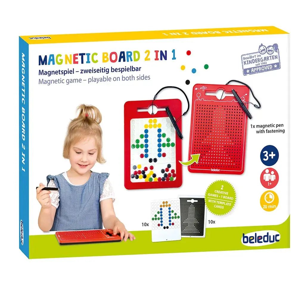 Beleduc | Magische Tekentafel | Magnetboard 2 in 1 | 18 x 24 cm | 3+ - Kleine Eland