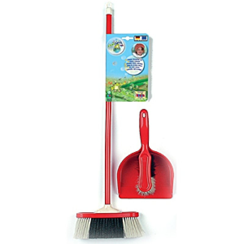 Theo Klein | Kunststof Bezemset met Stoffer en Blik | 62 cm | 3+