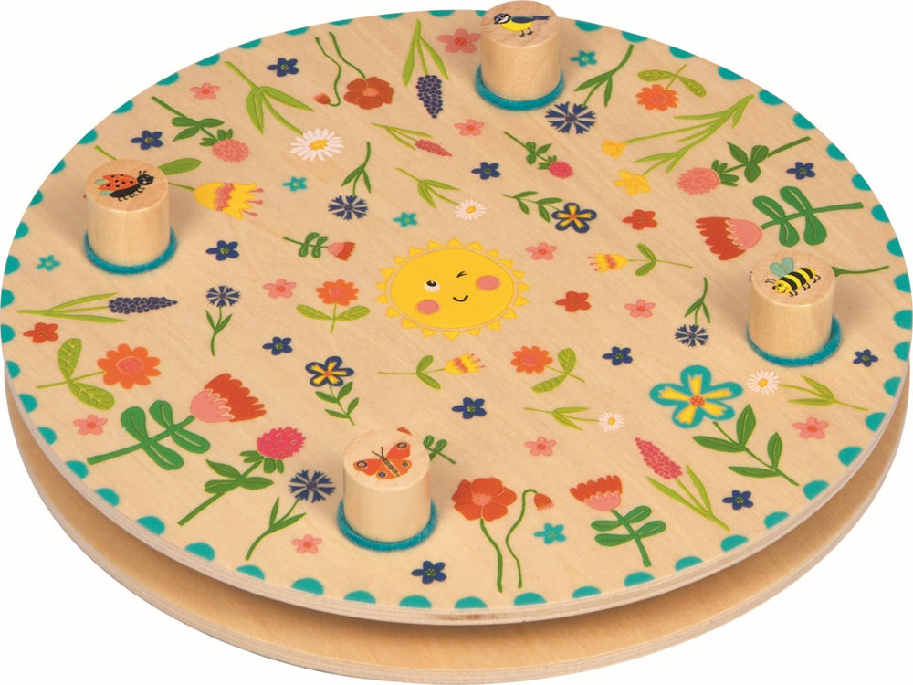 Houten Kids of Summer-bloemenpers met schroefsluitingen