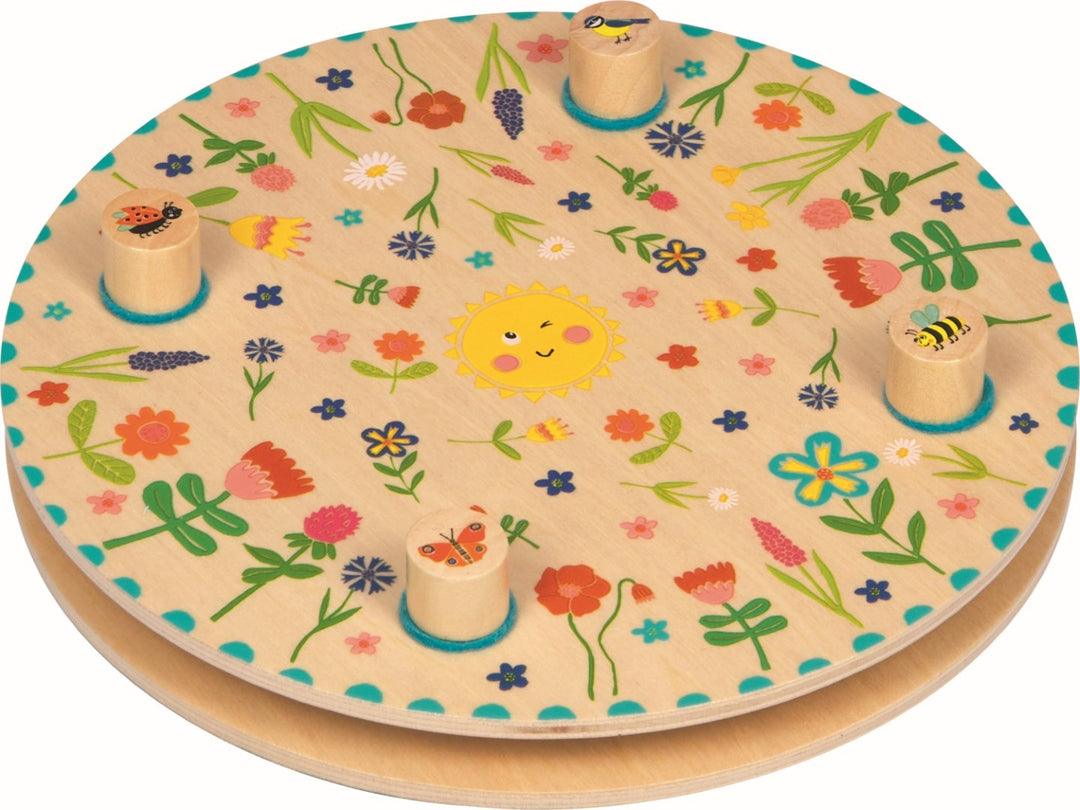 Houten Kids of Summer-bloemenpers met schroefsluitingen
