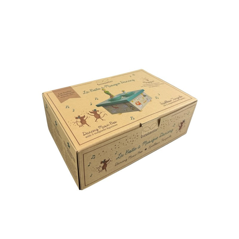 Packaging of the Trousselier music box with The Little Prince and sheep