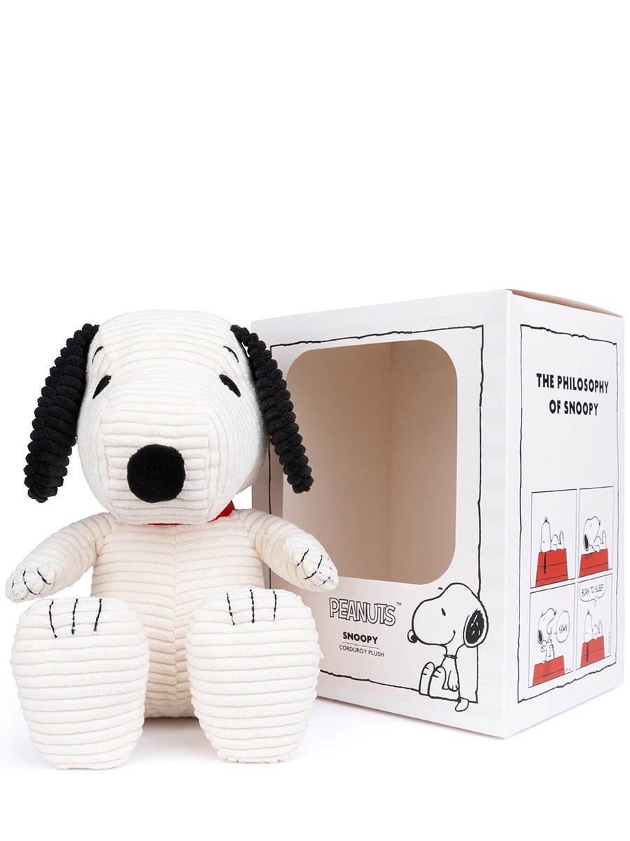 Bon Ton Toys | ECO | Snoopy | Corduroy | Cream | 27 cm | in giftbox - Kleine Eland