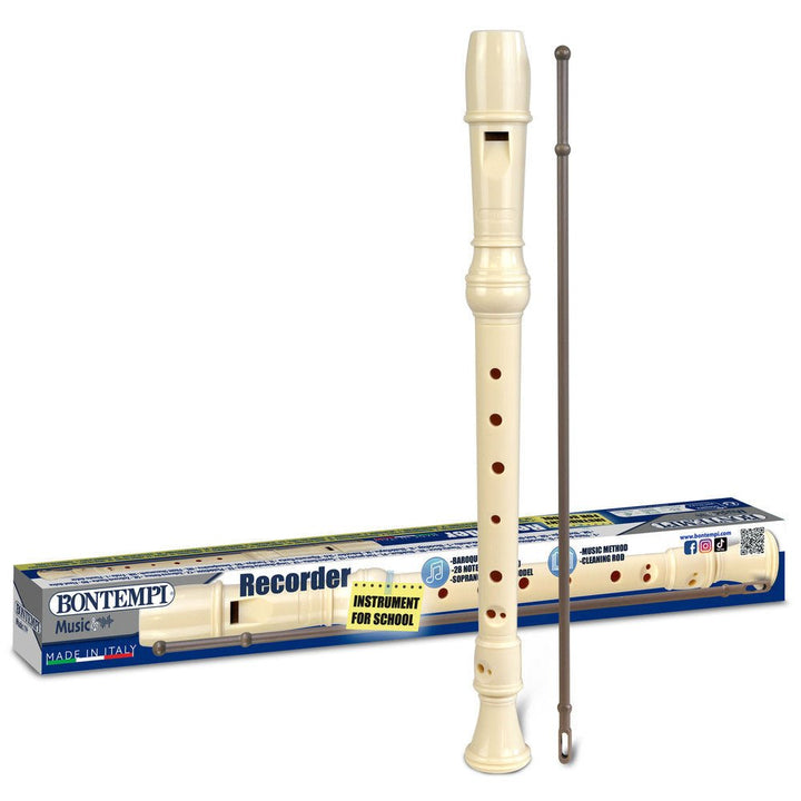 Bontempi | Blokfluit | Barok vingerzetting | 28 tonen | 33 cm | 3+ - Kleine Eland