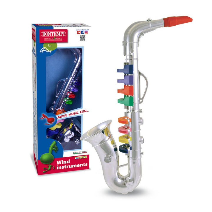 Bontempi | Saxofoon | 8 tonen | 41,5 cm | 3+ - Kleine Eland