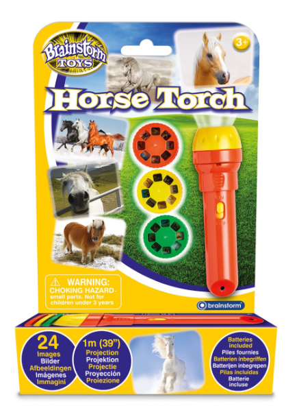 Brainstorm Toys | Zaklamp Projector | Torch & Projector | Horse | 3+ - Kleine Eland