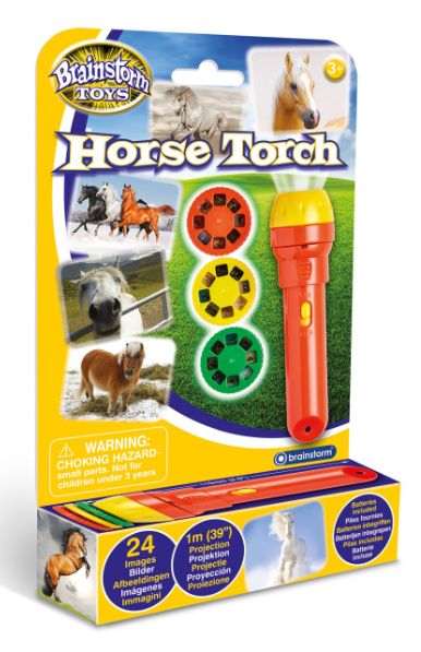 Brainstorm Toys | Zaklamp Projector | Torch & Projector | Horse | 3+ - Kleine Eland