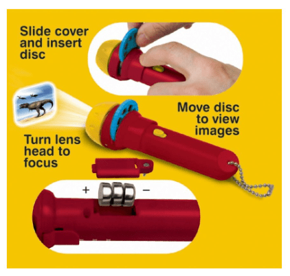 Brainstorm Toys | Zaklamp Projector | Torch &amp; Projector | Horse | 3+ - Kleine Eland