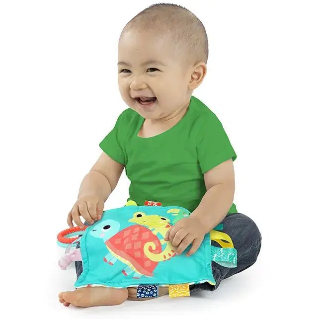 Bright Starts | Fuzzy Feelies | Soothing Blankie | 22 cm | 0+ - Kleine Eland