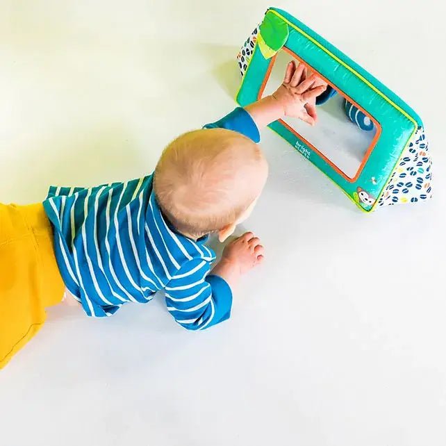 Bright Starts | Sit &amp; See Safari Floor Mirror | 0+ - Kleine Eland