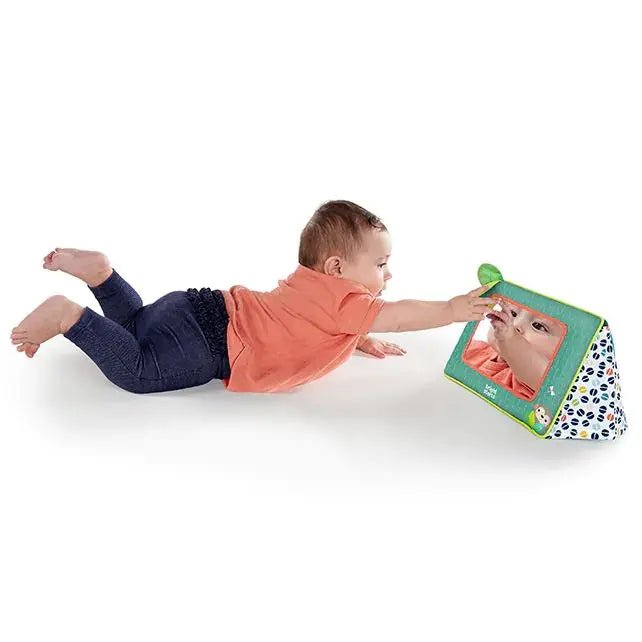 Bright Starts | Sit &amp; See Safari Floor Mirror | 0+ - Kleine Eland