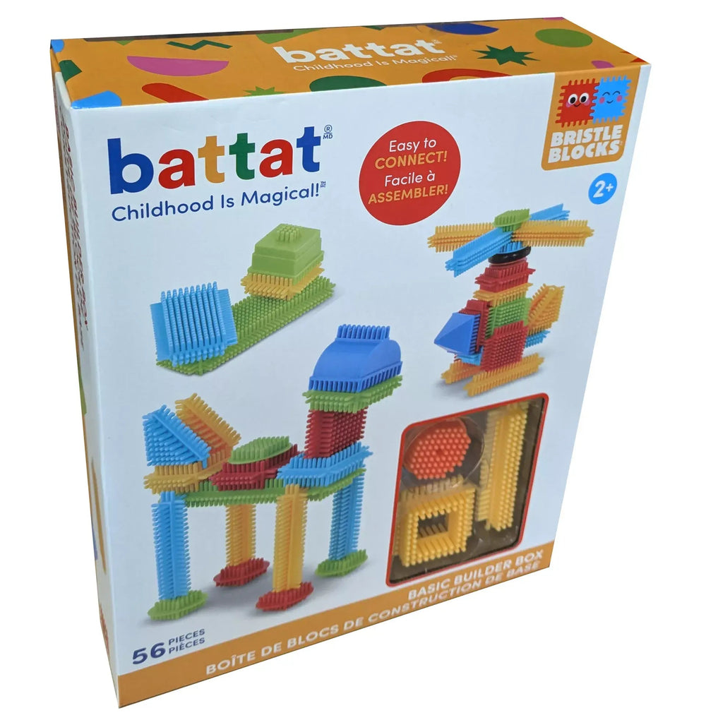 Bristle Blocks | 56 pieces | Basic Builder Box | 2+ - Kleine Eland