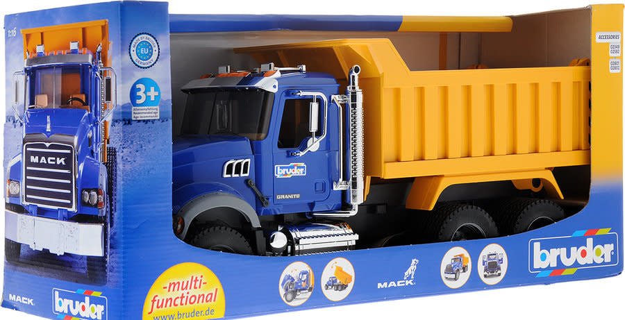 Bruder | MACK Granite | Kiepwagen | 1:16 | 4+ - Kleine Eland