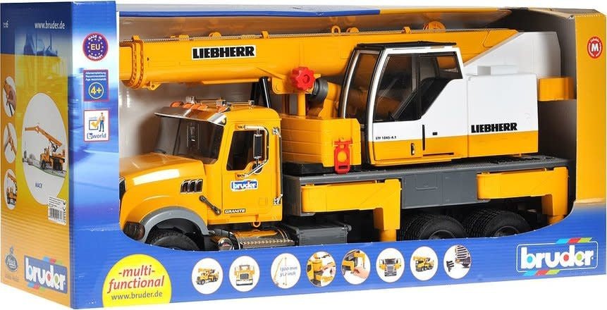Bruder | MACK Granite Liebherr | Kraanwagen | 4+ - Kleine Eland