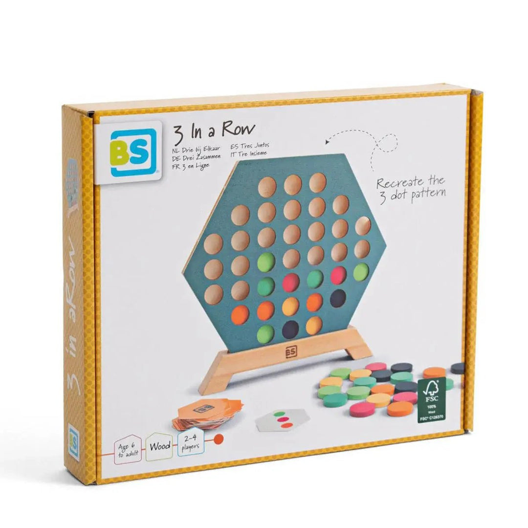 BS Toys | 3 in a row | Drie op een Rij | 8+ - Kleine Eland
