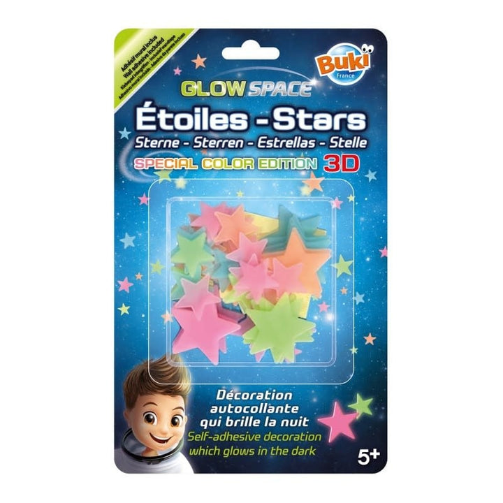 Buki | Glow in the Dark | Glow Space | Sterren 3D | Multicolour | 5+ - Kleine Eland