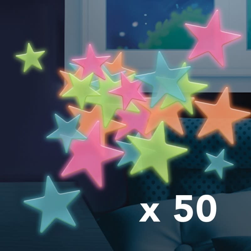 Buki | Glow in the Dark | Glow Space | Sterren 3D | Multicolour | 5+ - Kleine Eland